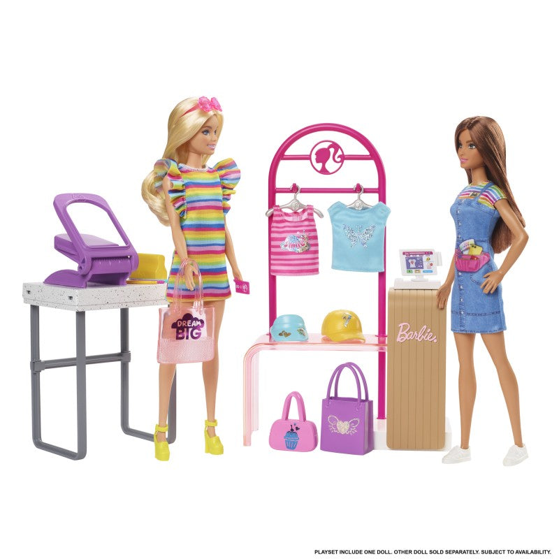 Barbie módní design studio s panenkou
