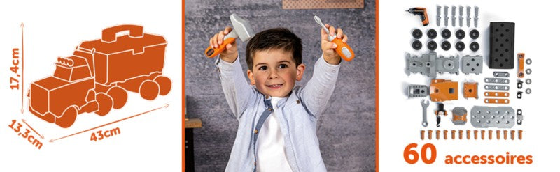 B&D Kamion s nářadím a vrtačkou