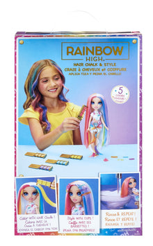 Rainbow High Panenka s křídami na vlasy - Amaya