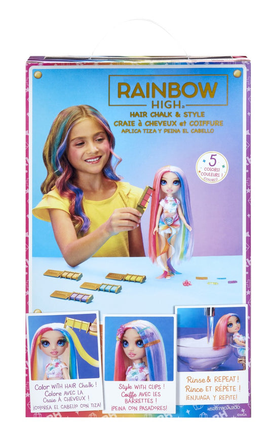 Rainbow High Panenka s křídami na vlasy - Amaya
