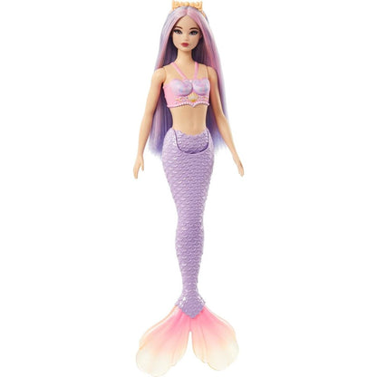 Barbie pohádková mořská panna fialová