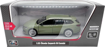 Škoda Superb IV Combi zelené 1:35
