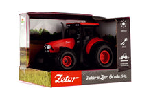 Traktor Zetor plast 9x14cm na setrvačník