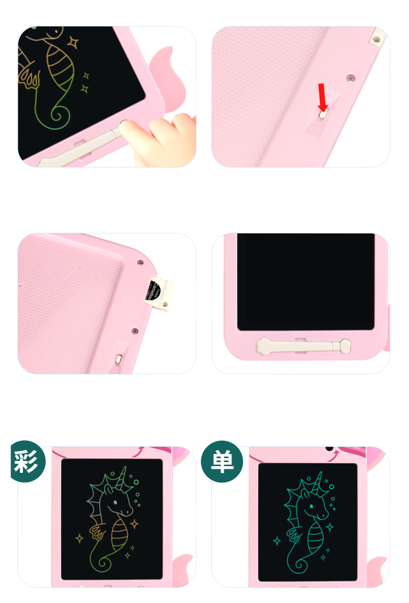 LCD kreslící tabulka jednorožec