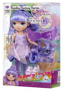 Rainbow High Malá sestřička víla - Amethyst (Purple)