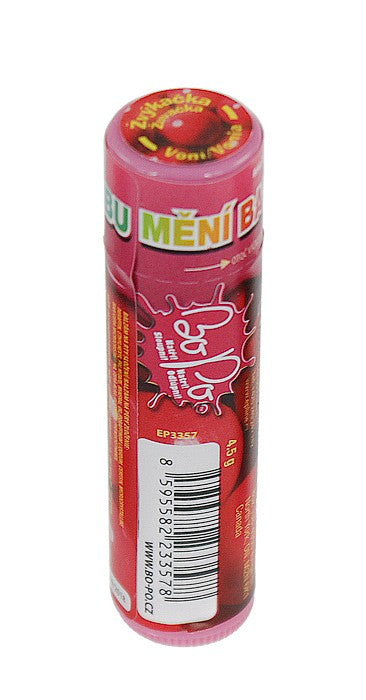 BO-PO Balzám na rty měnící barvu čokoláda, jahoda, žvýkačka, máta