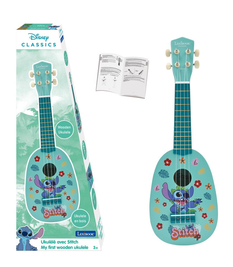 Lexibook dřevěné ukulele Stitch 21'' / 53 cm