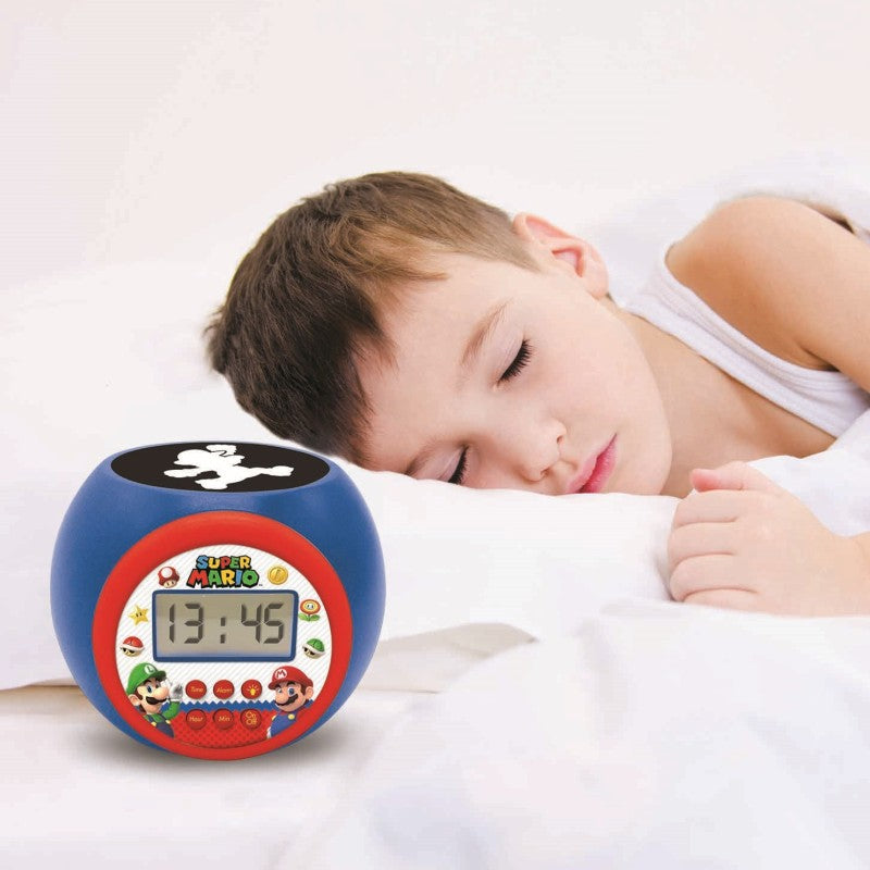 Lexibook budík Super Mario se stropním projektorem