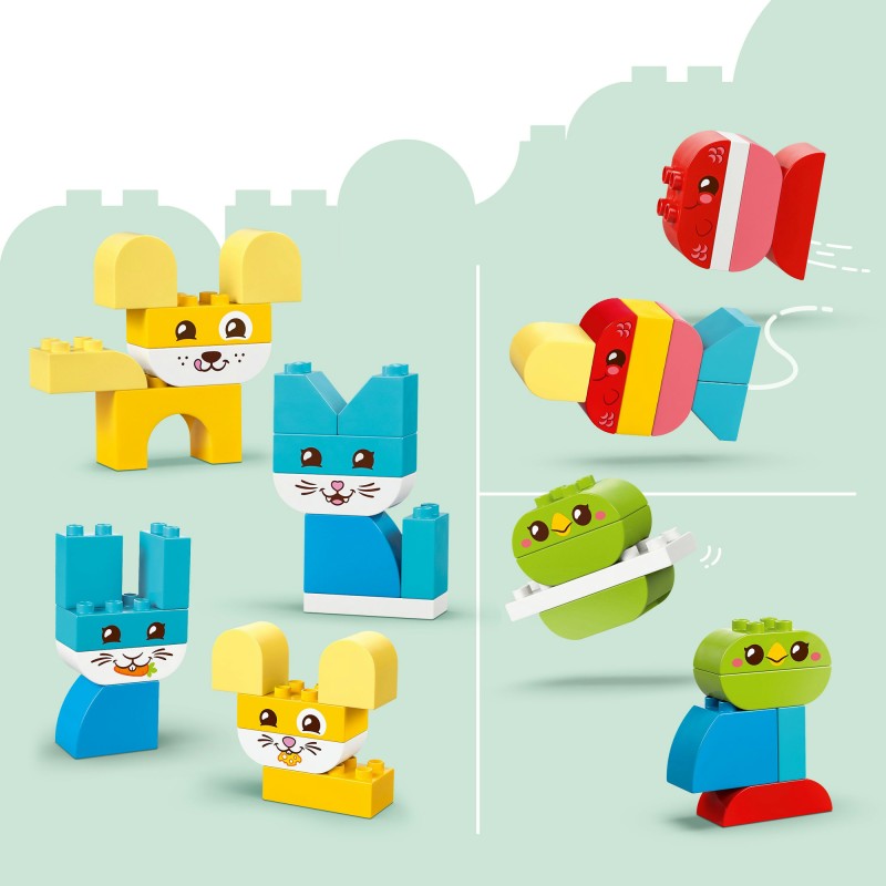 LEGO® 10477 DUPLO® Roztomilí kreativní mazlíčci 3 v 1