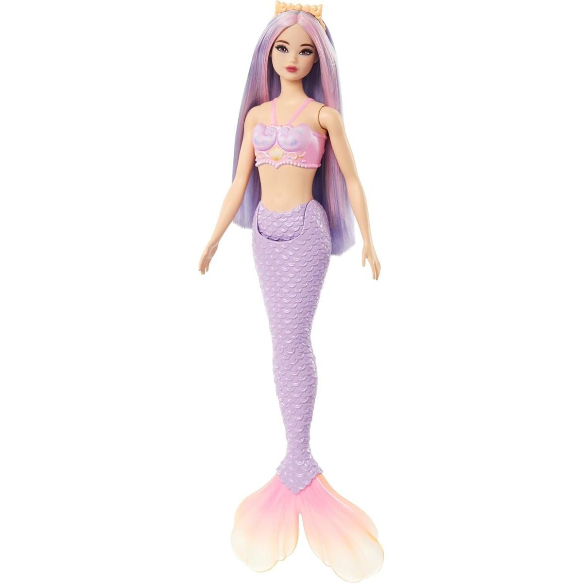 Barbie pohádková mořská panna fialová