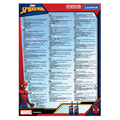 Lexibook vysílačky Spiderman s dosahem 120 m