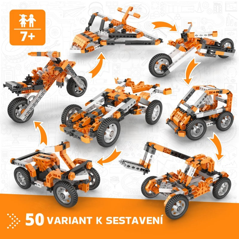 Engino Creative Builder 50 modelů s motorkem