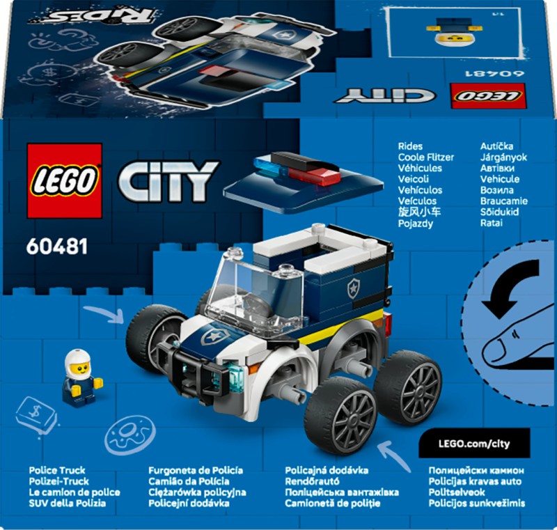 LEGO® 60481 City Autíčka - Policejní dodávka