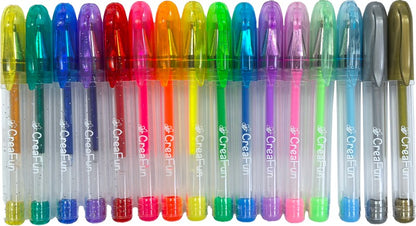 CreaFun - Gelová mini pera 16 barev