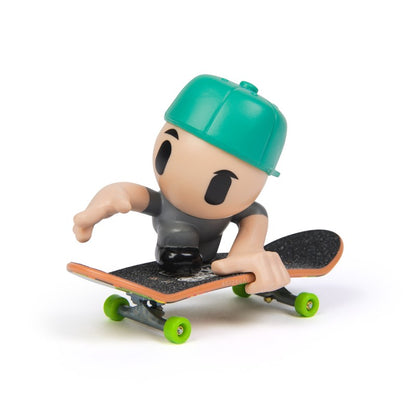 Tech Deck sk8 crew fingerboard s figurkou zelená sluchátka