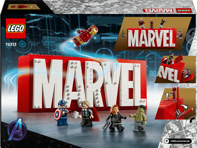 LEGO® Marvel 76313 Logo MARVEL a minifigurky