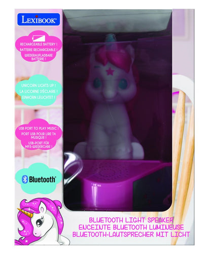 Lexibook bluetooth reproduktor se svítící figurkou Jednorožec