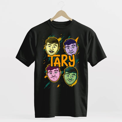 Tary Povoroznyk Tričko Tary faces černé