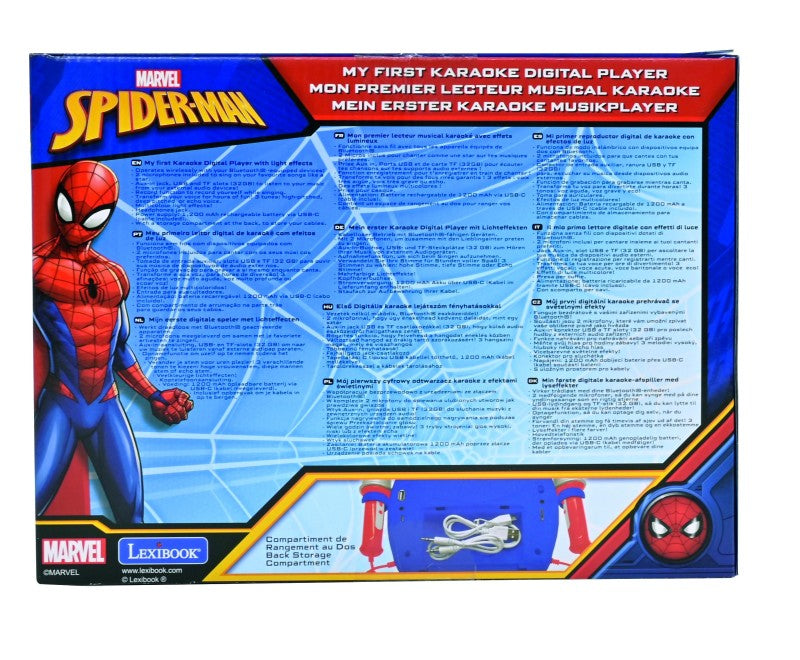 Lexibook digitální reproduktor Spiderman se 2 mikrofony