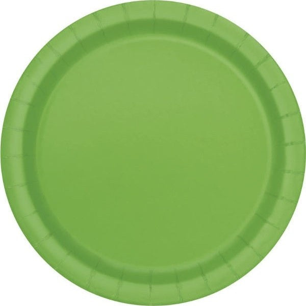 Talíře papírové Lime Green 22cm 16ks