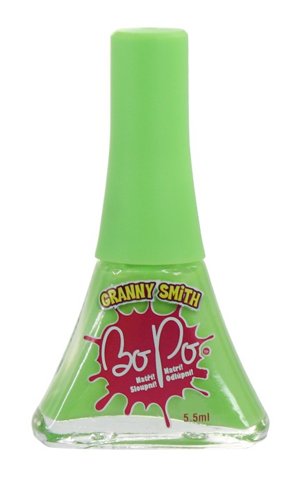BO-PO lak na nehty zelený s vůní granny smith