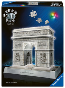Puzzle 3D Iconics: Vítězný oblouk Noční edice