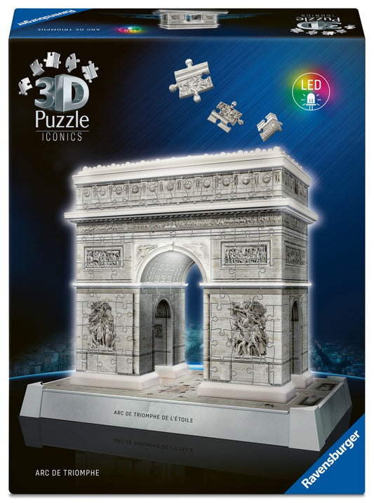 Puzzle 3D Iconics: Vítězný oblouk Noční edice
