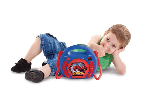 Lexibook CD přehrávač Spiderman se 2 mikrofony
