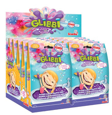 Prášek Glibbi Glitter Slime sliz fialový třpytivý, DP10