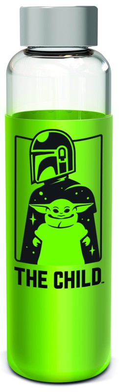 Skleněná láhev s návlekem 585 ml, Mandalorian