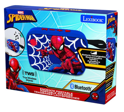 Lexibook reproduktor Spiderman s látkovým povrchem