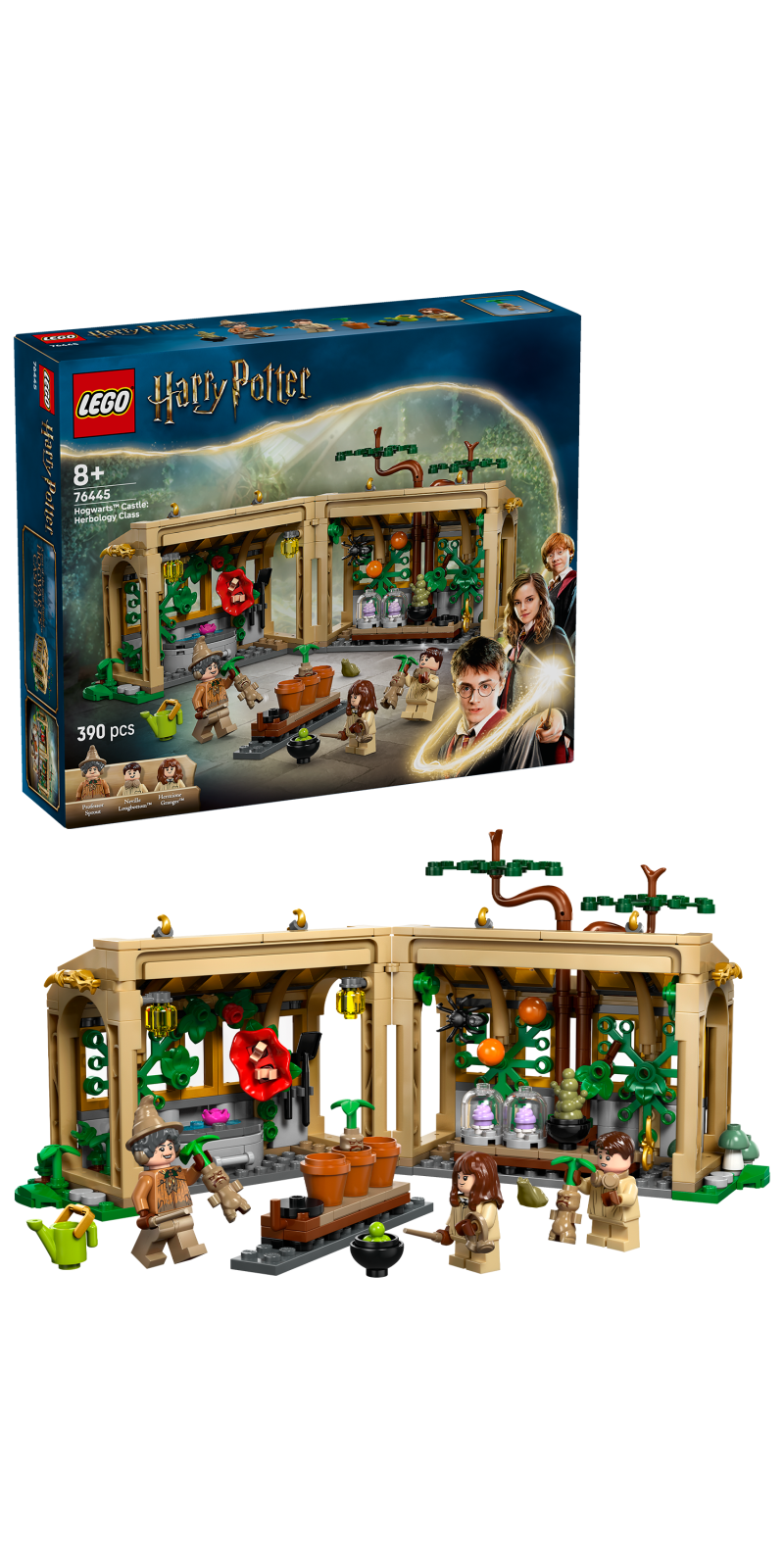 LEGO® Harry Potter™ 76445 Bradavický hrad: Hodina bylinkářství