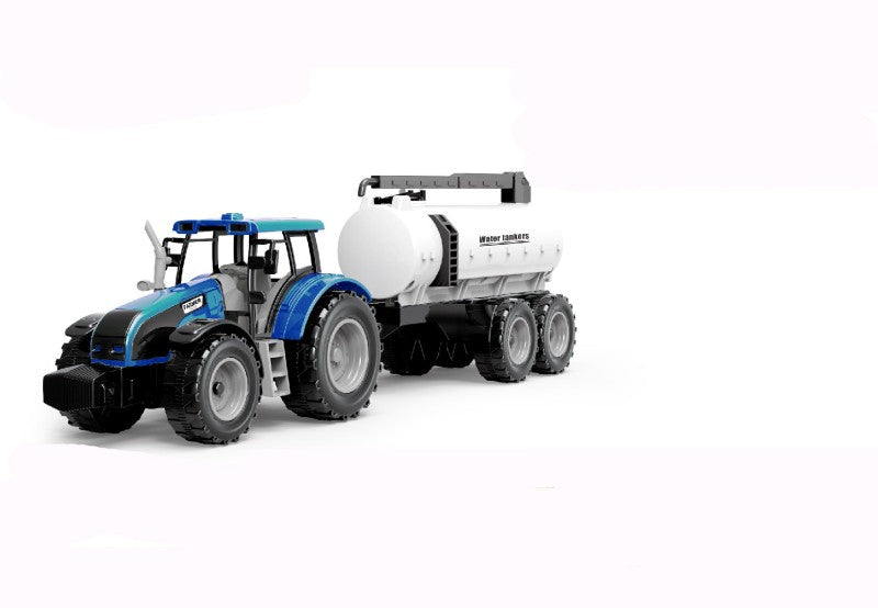 Traktor na setrvačník modrý