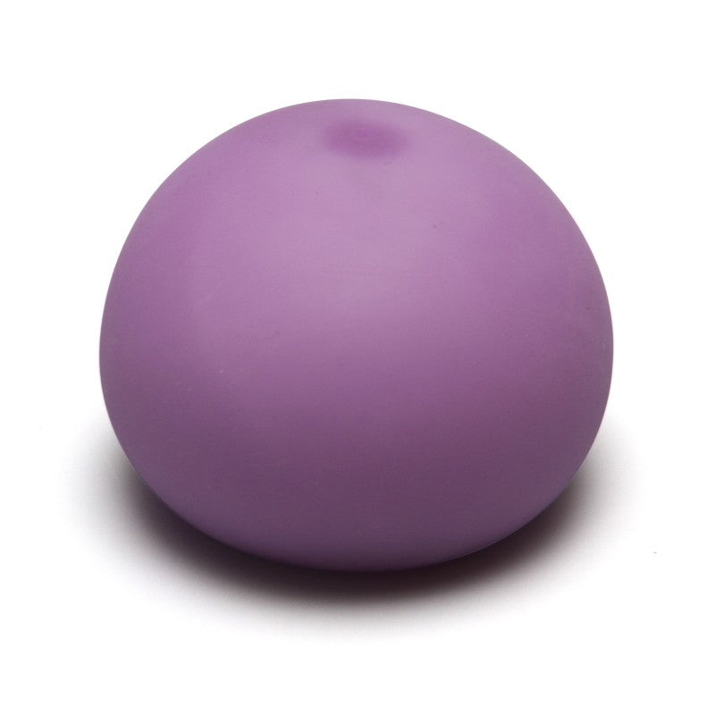 Antistresový míček 11 cm - svítící ve tmě žlutý