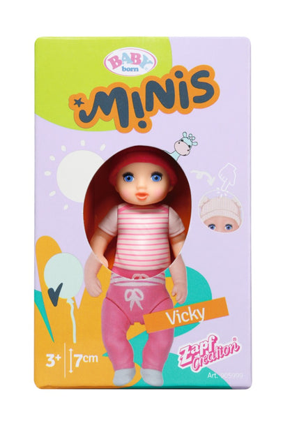 BABY born Minis Panenka - Miminka, 6 druhů Noah