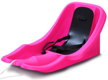 Baby rider monster růžová s černou sedačkou