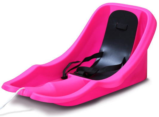 Baby rider monster růžová s černou sedačkou