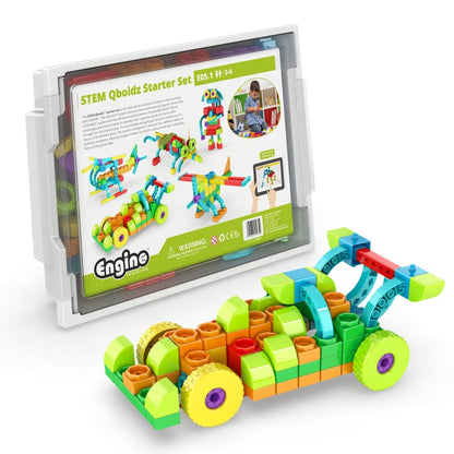 Engino STEM Qboidz Starter Set 139 dílků