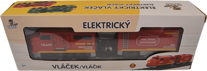 BABU vláčky - Elektrický vláček červený - set 2 ks