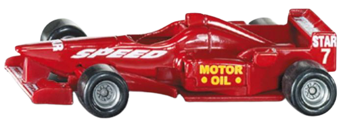 Závodní auto formule černá