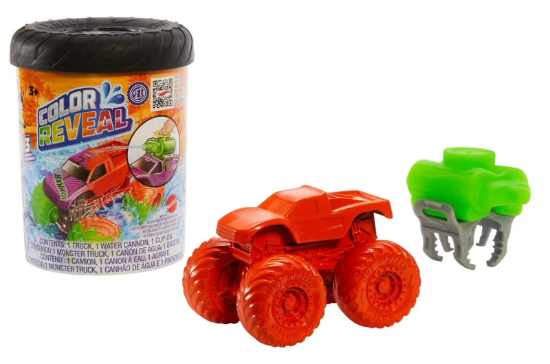 Hot Wheels monster trucks color reveal