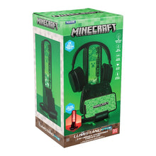 Minecraft držák sluchátek se světlem