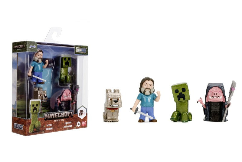 Minecraft Movie figurky 2,5" sada 4ks