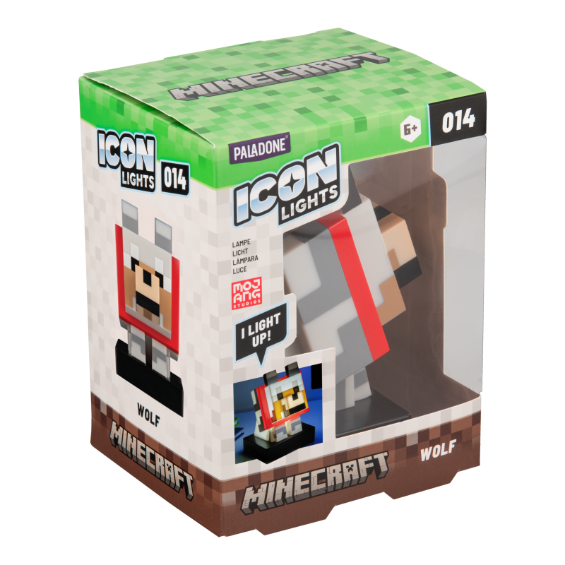 Icon Light svítící figurka Minecraft – Vlk