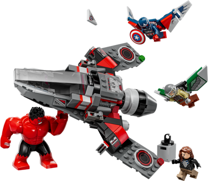 LEGO® Marvel 76292 Souboj: Kapitán Amerika vs. Red Hulk