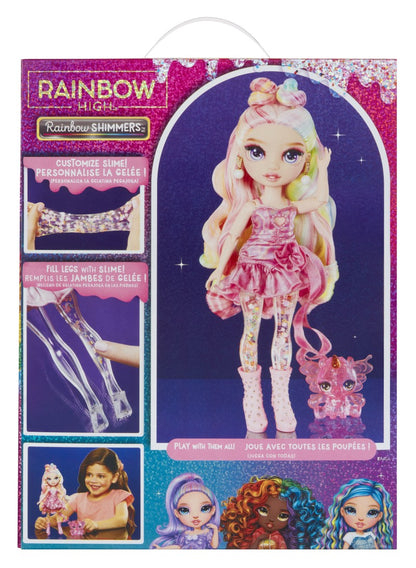 Rainbow High Panenka se slizem a třpytkami - Bella růžová
