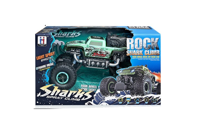 RC auto Rock Shark zelené modré