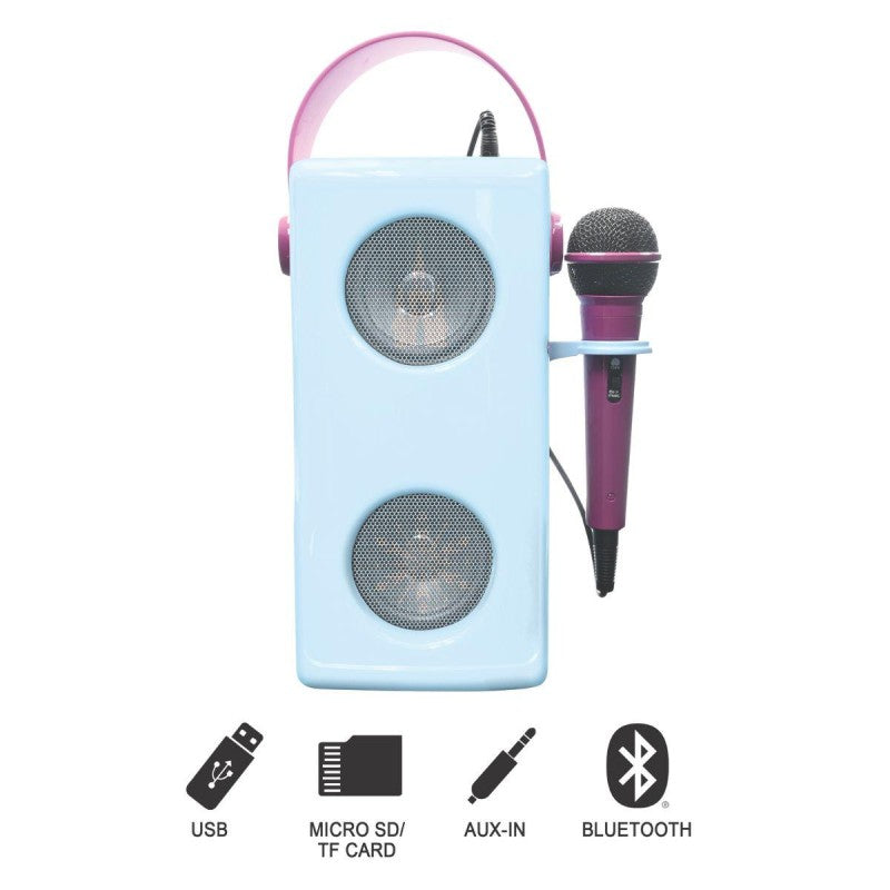 Lexibook bluetooth reproduktor Frozen s mikrofonem a světelnými efekty