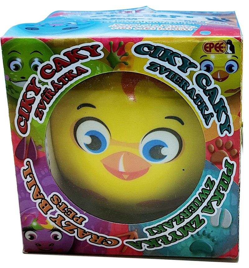 Ciky Caky - bláznivý míč růžový