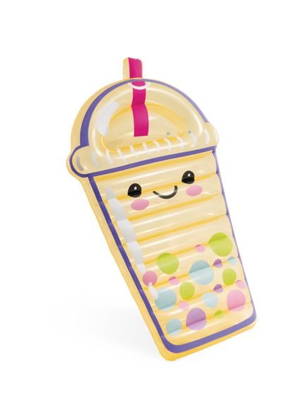Nafukovací lehátko ve tvaru bubble tea Boba Buddy